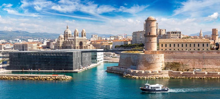 the city of marseille, harbour