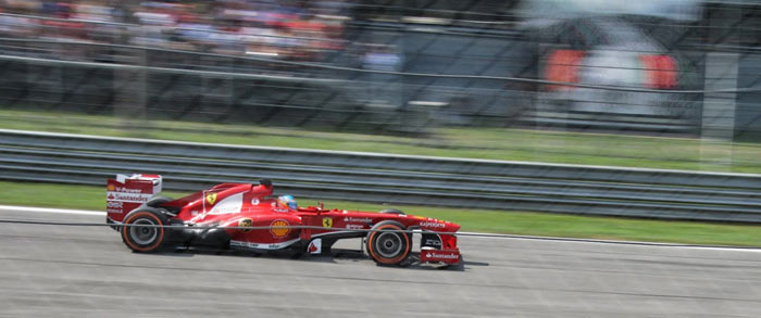 Ferrari F1 car at Monza