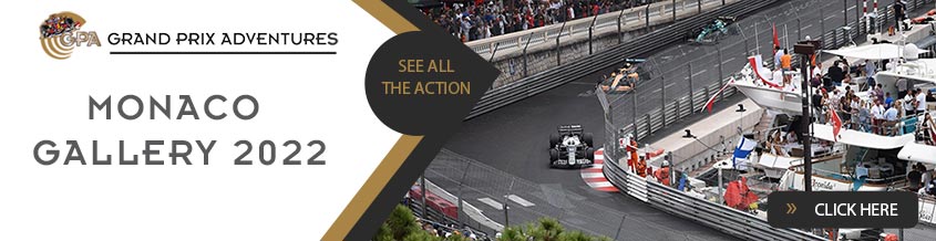 banner with f1 cars racing saying monaco gallery 2022