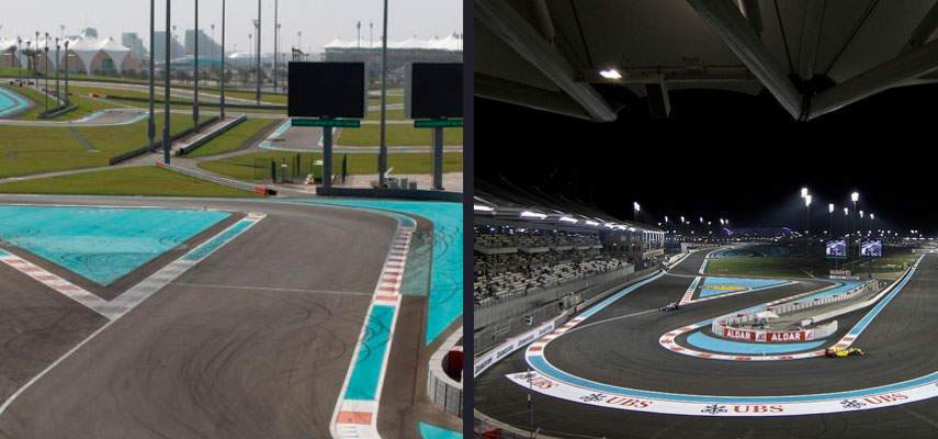 views of the race track