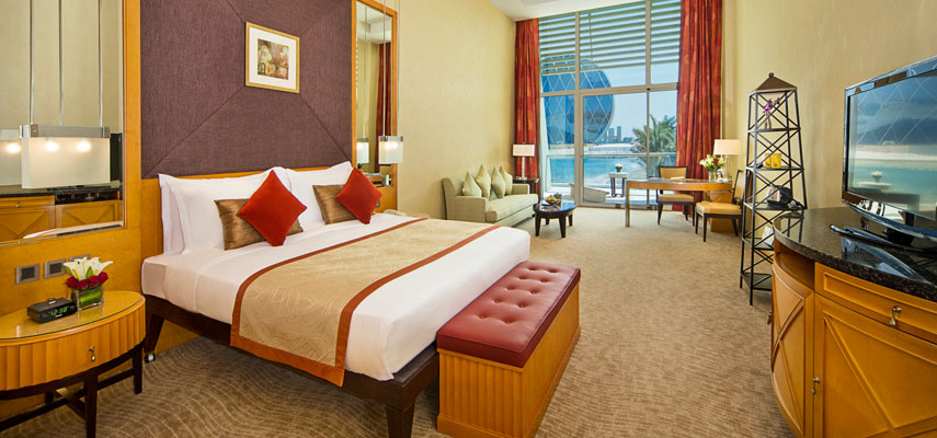 luxury hotel bedroom in abu dhabi