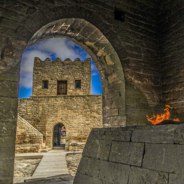 The Baku Ateshgah, often called the Fire Temple of Baku