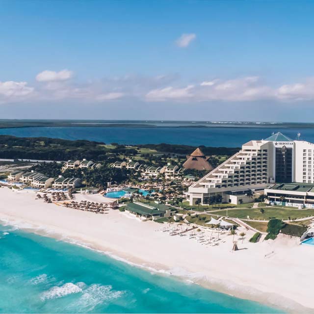cancun beach and hotel