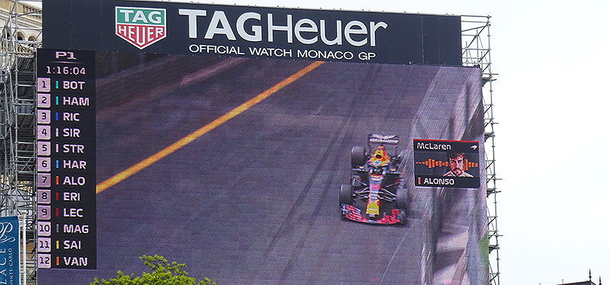 red bull car on the tv screen