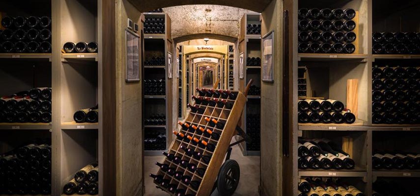 old style wine cellar
