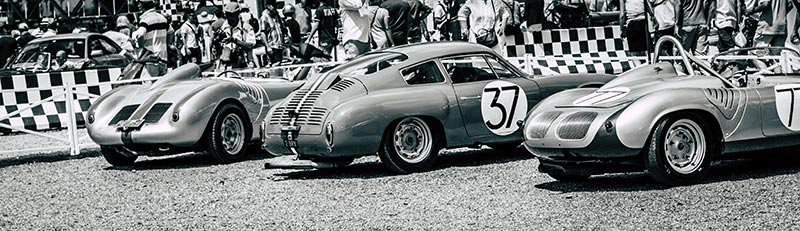 classic sports cars at le mans