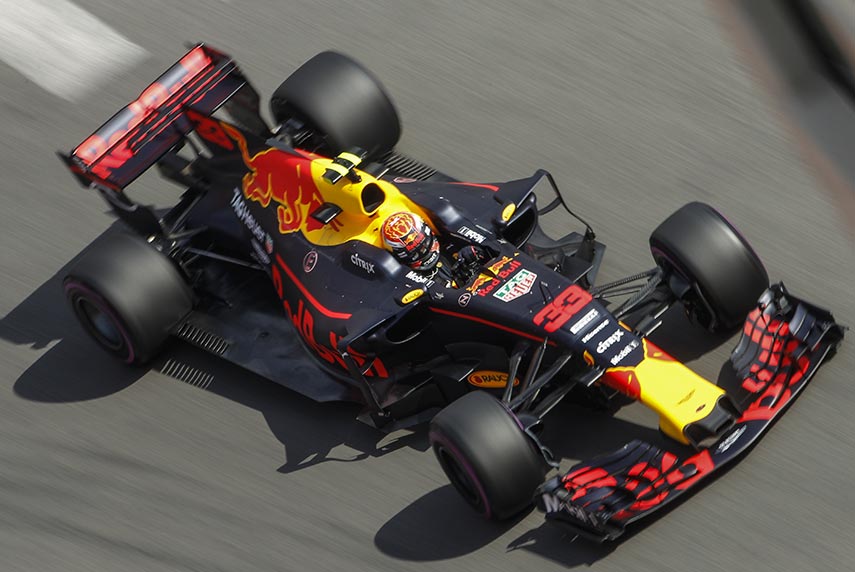 formula one team red bull in action