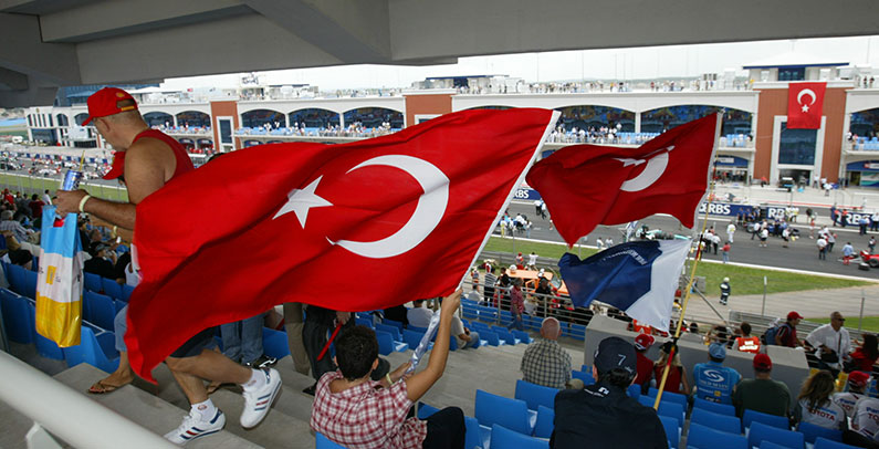 turkish gp stadium view