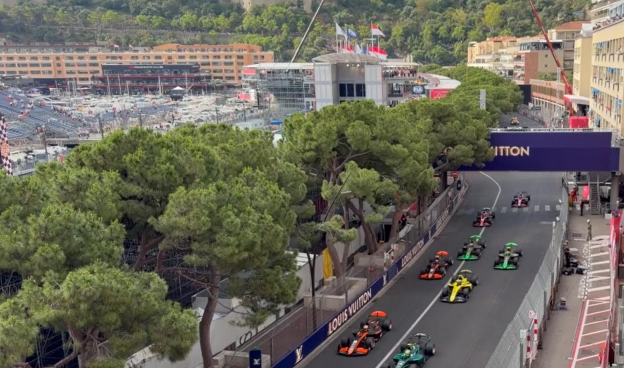 f1 cars racing at the Monaco GP