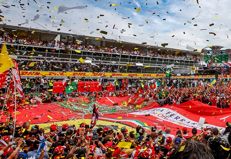 monza f1 racing celebrations
