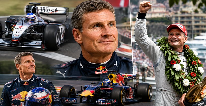 David Coulthard Formula 1 career celebrating his F1 racing success